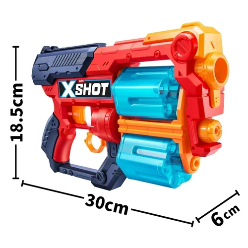 Vista 4 de ZURU X-Shot 36436 Excel Xcess Foam Blaster (16 dardos)