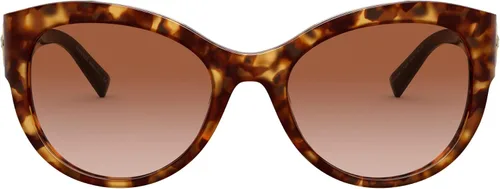 Vista 3 de Versace Woman Sunglasses Havana Frame, Brown Gradient Dark Brown Lenses, 55MM