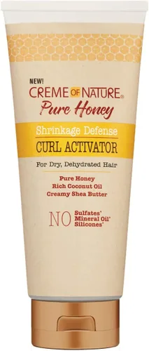 Vista 3 de Creme of Nature Knot Away - Desenredante sin enjuague de 8 onzas y activador de rizos, paquete de miel pura de 10.5 onzas