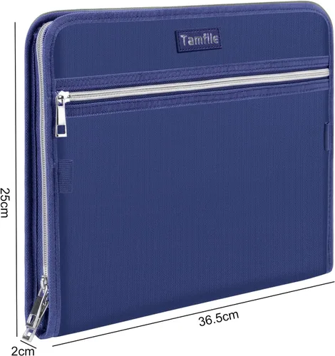 Vista 5 de Carpeta organizadora de archivos de acordeón segura ignífuga, carpeta de archivo expandible impermeable con 14 bolsillos, tamaño carta A4, soporte