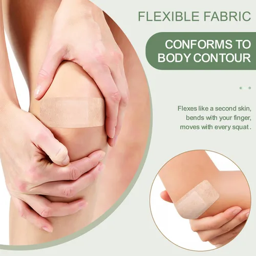 Vista 6 de Silicone Bandages for Sensitive Fragile Skin - 2" x 4" 20 Counts & Silicone Scar Tape (1.77" x 157" - 4M)