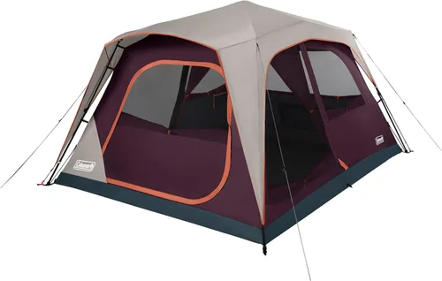 Vista 9 de Coleman Skylodge Instant Tent with Rainfly, Family Tent Sets Up in a Minute, Includes Pre-Attached Poles & Carry Bag, Made of PFAS-Free