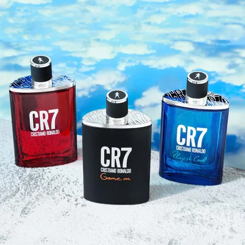 Vista 5 de Cristiano Ronaldo - CR7 Play It Cool - Eau de Toilette Spray para hombre - Fragancia fresca picante y aromática con notas de bergamota, cardamomo