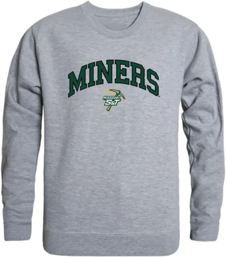 Vista 4 de W Republic Missouri University of Science and Technology Miners Campus Crewneck Pullover Sweatshirt Sweate