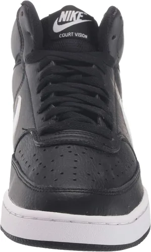 Vista 2 de Nike Tenis Court Vision Mid para mujer NegroBlanco 7