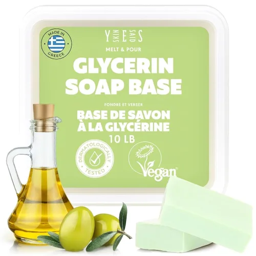 Vista 21 de Skin Said Yes Base de jabón de aloe vera de 5 libras Hecho en Grecia