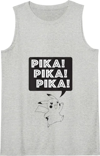 Vista 4 de Pokemon Pika Pika Tank Top Blanco