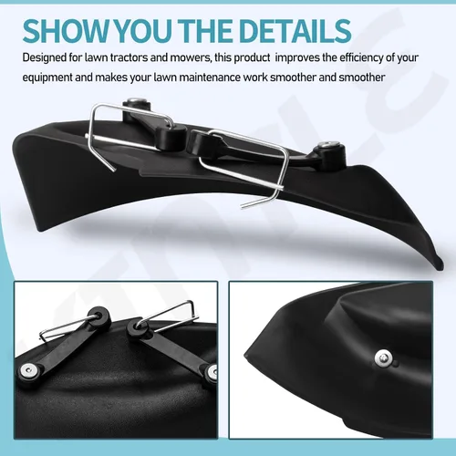 Vista 5 de GY20417 Kit de cubierta de mantillo de 48 pulgadas compatible con tractores de césped John D-eere para cortacéspedes 145 155C L120 L130 LA130 LA140