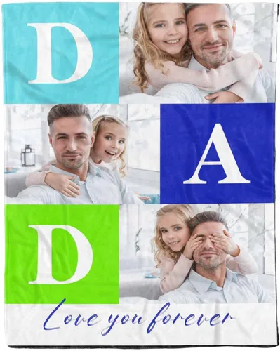 Vista 30 de D-Story Manta de fotos personalizada, manta de foto personalizada para disfraz, primera manta de microforro polar ultra suave, manta de cama de 40 x