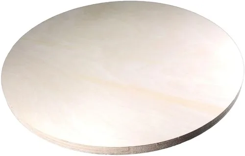 Vista 2 de Madera contrachapada redonda de madera americana para mesas redondas 17-3/4 " X 3/4
