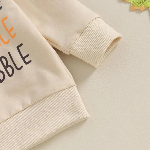 Vista 6 de LIOMENGZI Conjunto de ropa de Navidad para bebé niño y niña, camisa larga, sudadera de Papá Noel, para otoño y Navidad