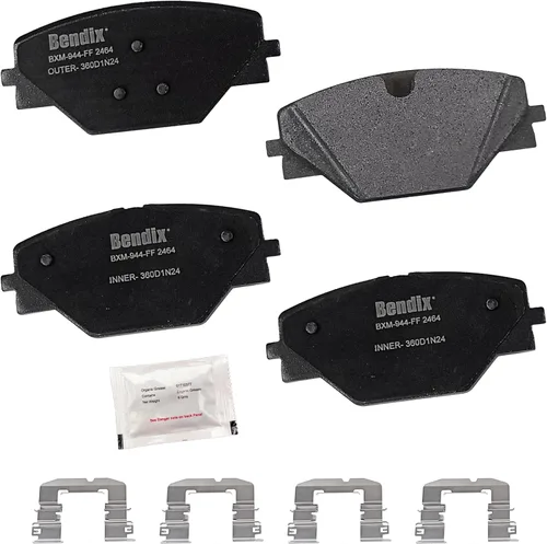 Vista 308 de Bendix Pastillas de freno traseras de cerámica Priority1 CFC1020 para Cadillac CTS 2007-2006, SRX 2009-2004, STS 2010-2006