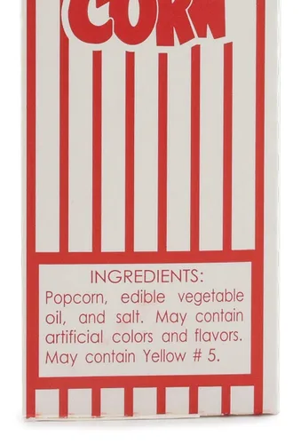 Vista 6 de Snappy 1-E Cajas pequeñas para palomitas de maíz con tapa cerrada, cartón rojo y blanco, 100