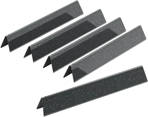 Vista 11 de SafBbcue 67669 Barras aromatizantes de 18-1/8 pulgadas para parrillas de gas Weber Summit 400 Series E/S-420/450/440/460/470, 9 piezas de repuesto