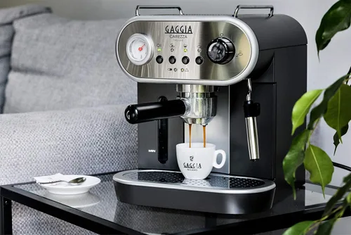 Vista 5 de Gaggia Carezza De Luxe - Máquina de café expreso, 47 onzas, color plateado