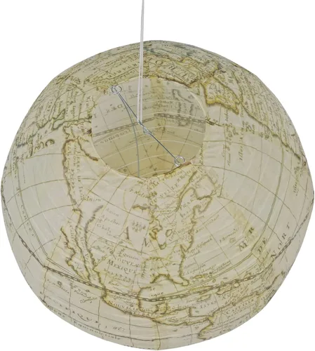 Vista 5 de Beistle Bon Voyage Around The World - Decoraciones de fiesta con temática de viaje, 3 linternas de papel colgantes