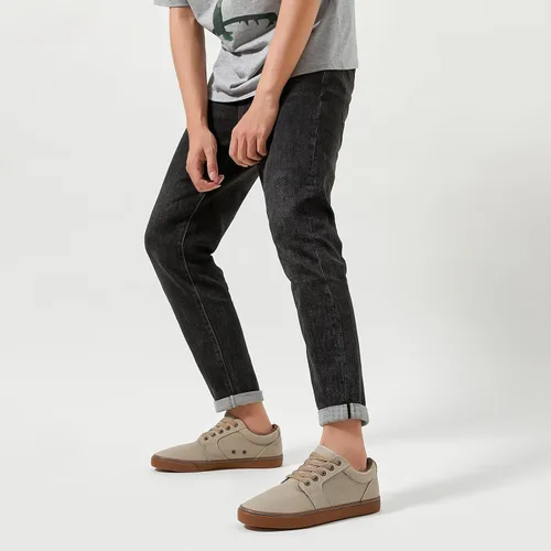 Vista 9 de BENPAO Zapatos casuales blancos para hombre, zapatillas de deporte de moda negras para hombres, zapatos de lona con cordones