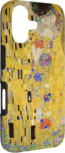 Vista 3 de Gustav Klimt's The Kiss Famous Painting Case for iPhone 17