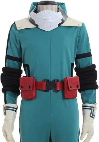 Vista 6 de Cosfunmax My Hero Academia Midoriya Izuku - Disfraz de Halloween para cosplay