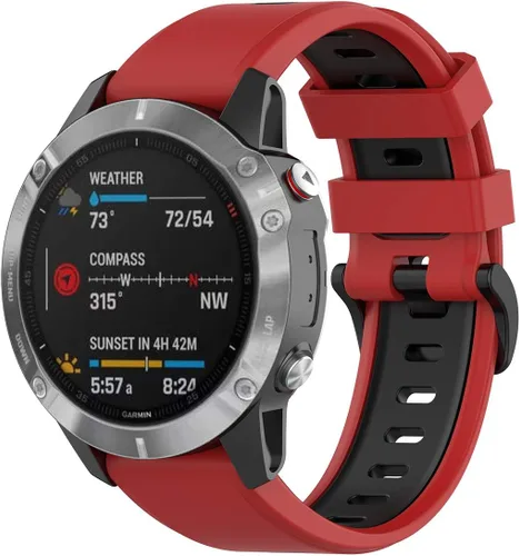 Vista 2 de Paquete de 2 correas de reloj compatibles con Garmin Forerunner 955/955 Solar/945/935/745 Sport Quick Fit Pulsera para Garmin Instinct, Instinct 2