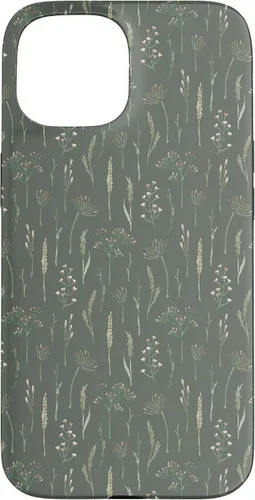 Vista 6 de Neutral Boho Dried Wildflower Meadow Botanical (Olive) Case for iPhone 17