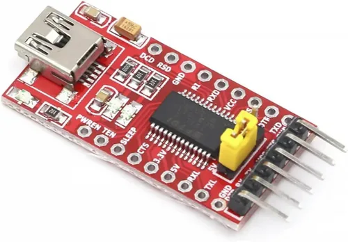 Vista 5 de HiLetgo FT232RL Mini USB a TTL Convertidor Serial Adaptador Módulo 3.3V/5.5V (Paquete de 2)