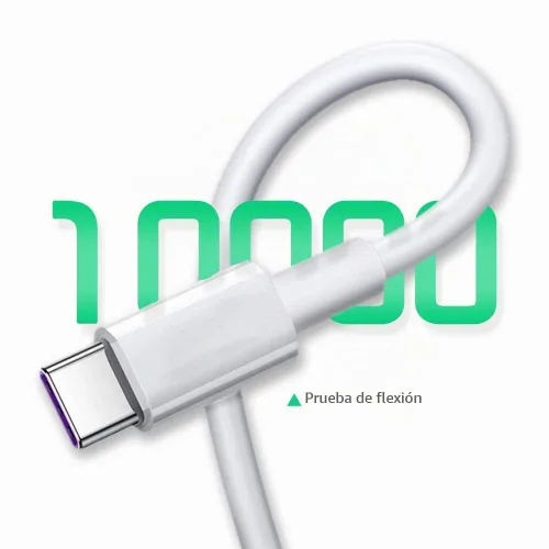 Vista 3 de Paquete de 2 cables de carga tipo C de 10 pies de largo, cable USB C para Samsung Galaxy S21 S20 S10 S10E S9 S8 Plus tipo C a A, cable de carga