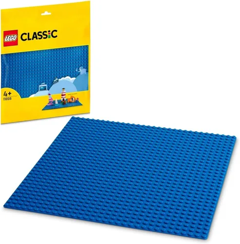Vista 4 de Lego Classic Set: 10698 Caja de bloques de construcción grande, placas de construcción verdes y azules, placa de construcción blanca y 30403