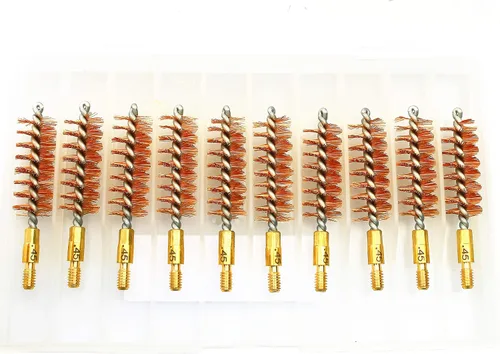 Vista 20 de Cepillos de Ánima de Bronce - Cepillos de Ánima de Calidad Premium para Limpieza y Mantenimiento de Pistolas y Rifles