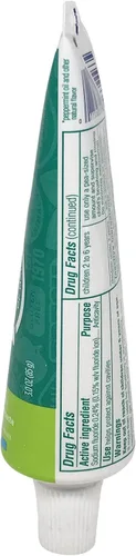 Vista 4 de Tom's of Maine, Pasta de dientes anticaries tamaño viaje, menta fresca, 3 onzas