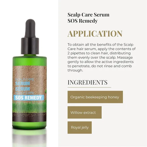 Vista 4 de SALERM - Suero para cuero cabelludo sensible - Cuidado del cuero cabelludo SOS Remedy Serum Biokera Natura - 1.5 fl oz - con extracto de miel