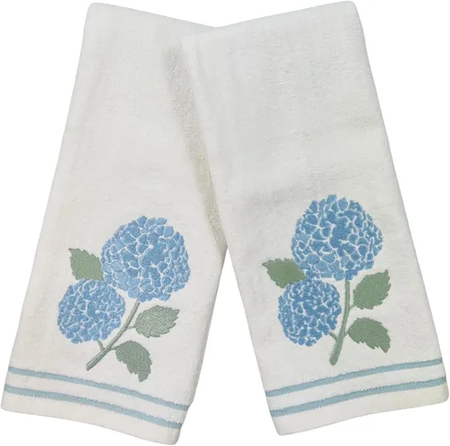Vista 21 de Serafina Home Toallas de mano náuticas para huéspedes: Coastal Love Anchors The Soul, 2 piezas suaves y absorbentes