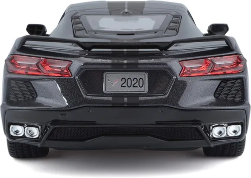 Vista 7 de Maisto 1:18 Edición Especial 2020 Chevrolet Corvette Stingray Z51 - Gris