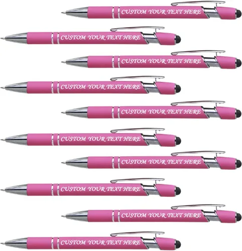 Vista 125 de VectWaby - Bolígrafos personalizados a granel, bolígrafo grabado con nombre, logotipo, lápiz capacitivo para pantallas táctiles, a granel