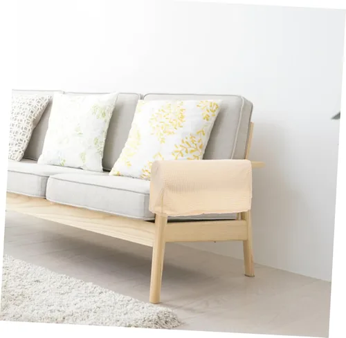 Vista 6 de VICASKY Fundas elásticas para reposabrazos de sofá, cómodas fundas para reposabrazos de sofá, estilo simple, 2 piezas
