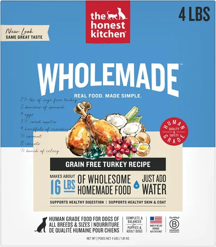 Vista 14 de The Honest Kitchen Refuerzo de comida de grado humano: 99% de carne de res para perros, 5.5 onzas (paquete de 12)