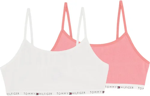 Vista 10 de Tommy Hilfiger Paquete de 2 brasieres sólidos para niñas (niños pequeños/niños grandes)