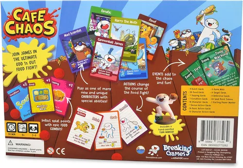 Vista 2 de Juego de cartas Cafe Chaos, juego original TheOdd1sOut