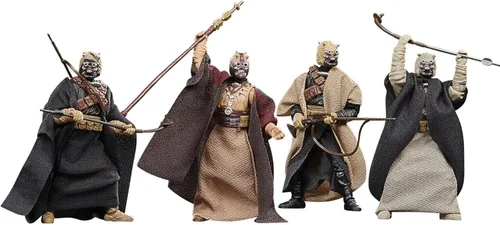 Vista 4 de STAR WARS Tusken Raiders - Figura de acción de 3.75 pulgadas, paquete de 4