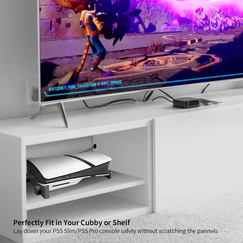 Vista 13 de PS5 Pro Accessories Soporte horizontal, soporte base compatible con PlayStation 5 Pro/Slim Disc y Digital Edition (blanco)