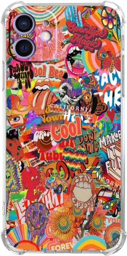 Vista 90 de Funda de Collage Estético para iPhone 7/8/SE2/SE3, Patrón de Citas Positivas, Funda TPU Única y Moderna Compatible con iPhone 7/8/SE2/SE3