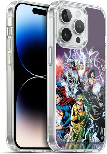 Vista 159 de Head Case Designs Funda de gel con licencia oficial de la Liga de la Justicia DC Comics #10 Darkseid War Comic Book Cover