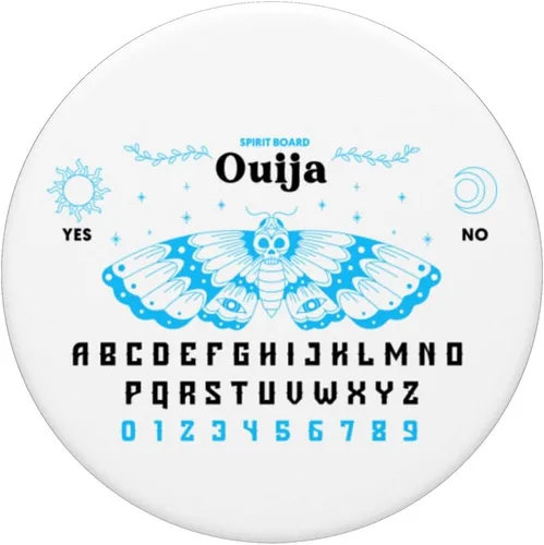 Vista 3 de Ouija Board - PopSockets intercambiables con diseño de polillas ocultas para Halloween