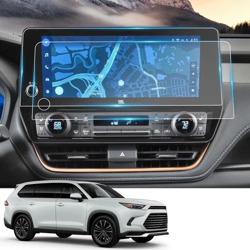 Vista 29 de YEE PIN Protector de pantalla para 2014-2019 4Runner Entune 6.1 pulgadas/2013 BRZ, protector de pantalla táctil de cristal templado para navegación