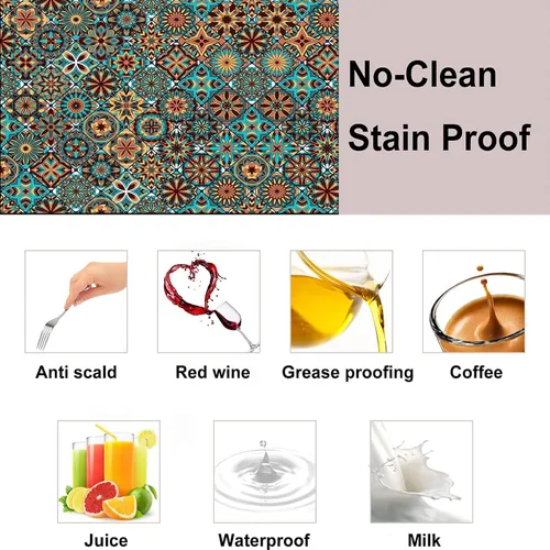 Vista 4 de Mantel para mesa plegable, funda impermeable para mesa de pícnic, para mesas de 6 pies, borde elástico, cubierta de plástico para picnic