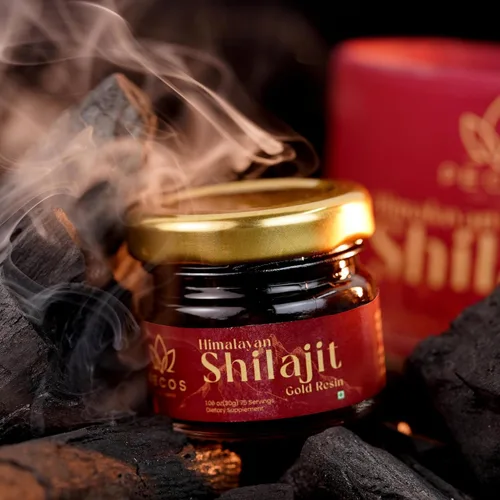 Vista 4 de Resina pura Himalaya Shilajit de alta potencia de grado dorado para hombres y mujeres 100 porciones para refuerzo de energía y apoyo inmunológico