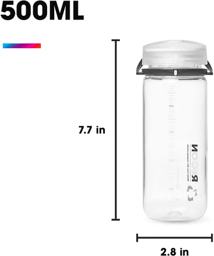 Vista 2 de HydraPak Recon Twist & Sip - Wide Mouth Recycled Plastic Water Bottle (24oz or 32oz) - Eco Friendly, BPA Free, Easy Carry