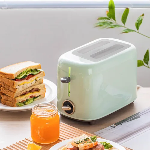Vista 2 de Angoily Tapa de tostadora para máquina de pan a prueba de polvo, cubierta protectora de cocina para tostadora automática, tapa del hogar, 6.18 x