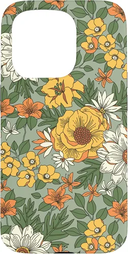 Vista 14 de Yellow Wildflower Summer Flowers Botanical Graphic Floral Case for iPhone 16