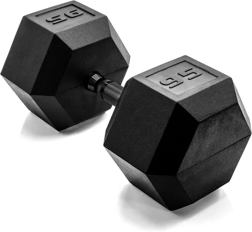 Vista 97 de CAP Barbell Peso de la mancuerna hexagonal recubierta, individual, 10-120 libras, múltiples opciones